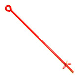 A corner anchor for outdoor fences.