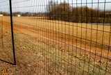 6' x 50' Welded Wire Dog Fence-14 ga. galvanized steel core; 12 ga after Black PVC-Coating, 2" x 4" Mesh