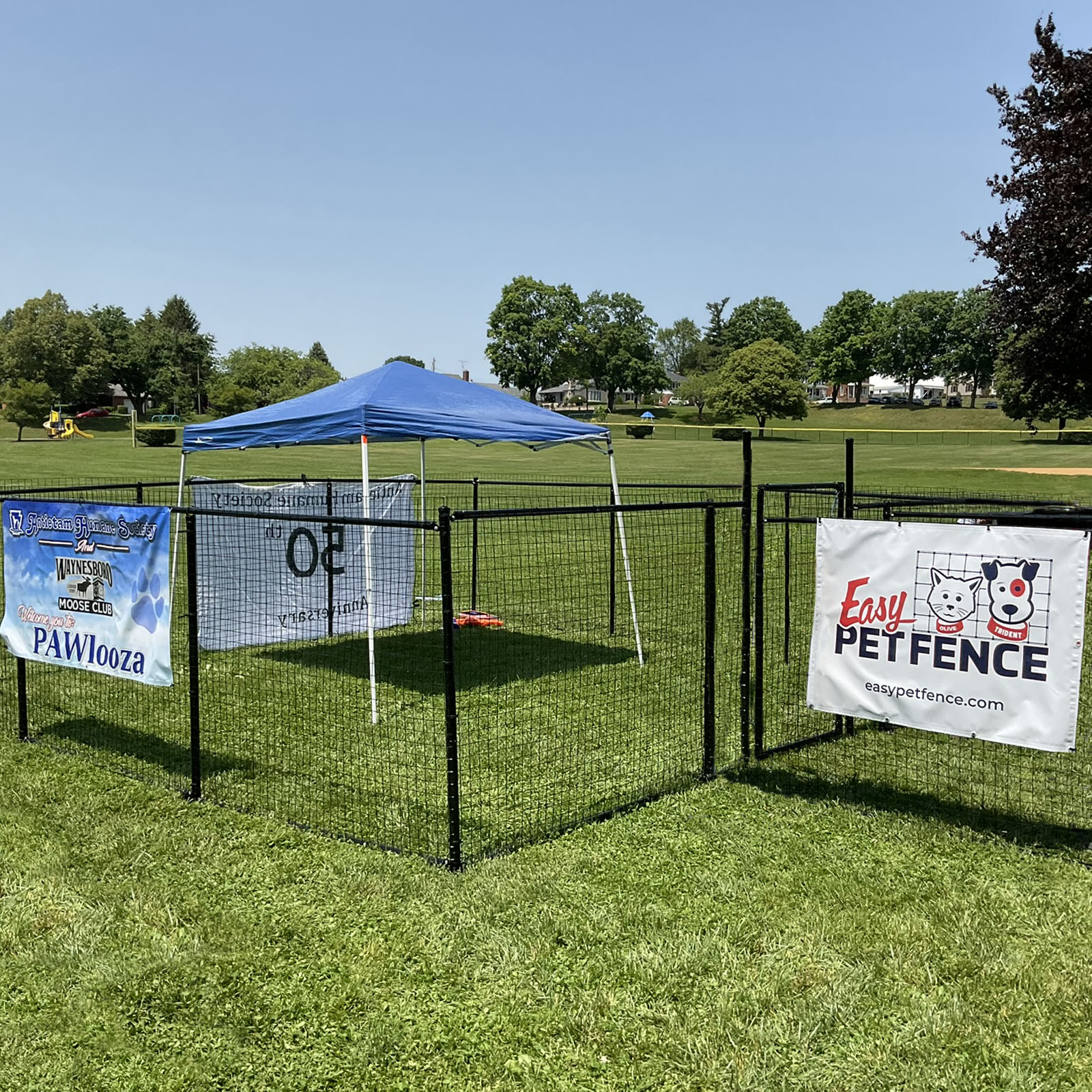 EasyPetFence Dog Park 18' x 18' Above Ground
