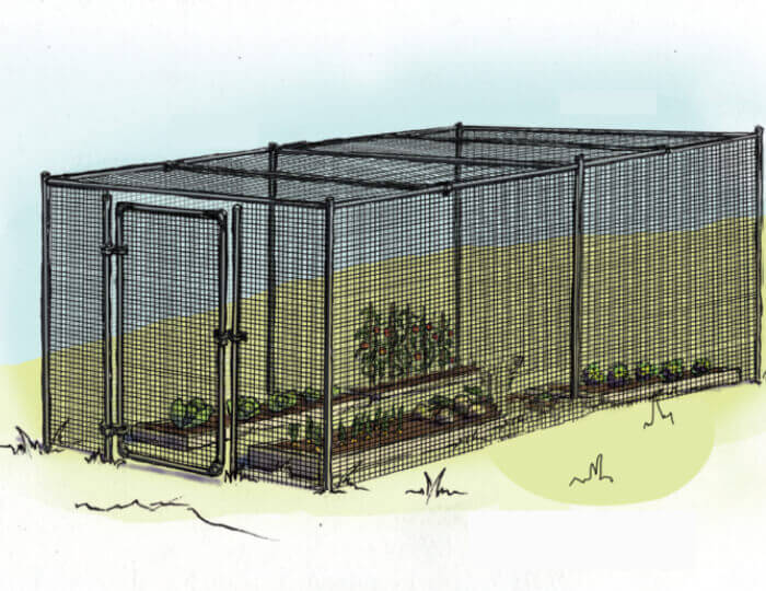 EasyPetFence No Dig Dog Fence Kit - Multiple Mesh Types - 6' x 100