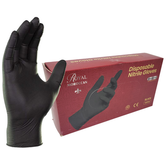 Black Nitrile Disposable Gloves Latex and Powder Free - Small