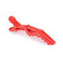 12 PCS Salon Croc Clips Nonslip Grip Alligator Sectioning Hair Styling Clip [Red]