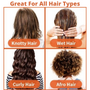 Large Detangling Hair Brush Detangler for Black Natural Curly and All Hair Types [Purple]