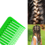 Weaving Highlight Rat Tail Stylist Comb for Hair Highlighting and More [Green]