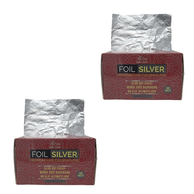 Hairev, Foil 500 Sheets Silver “5×11” – Salon Backbar