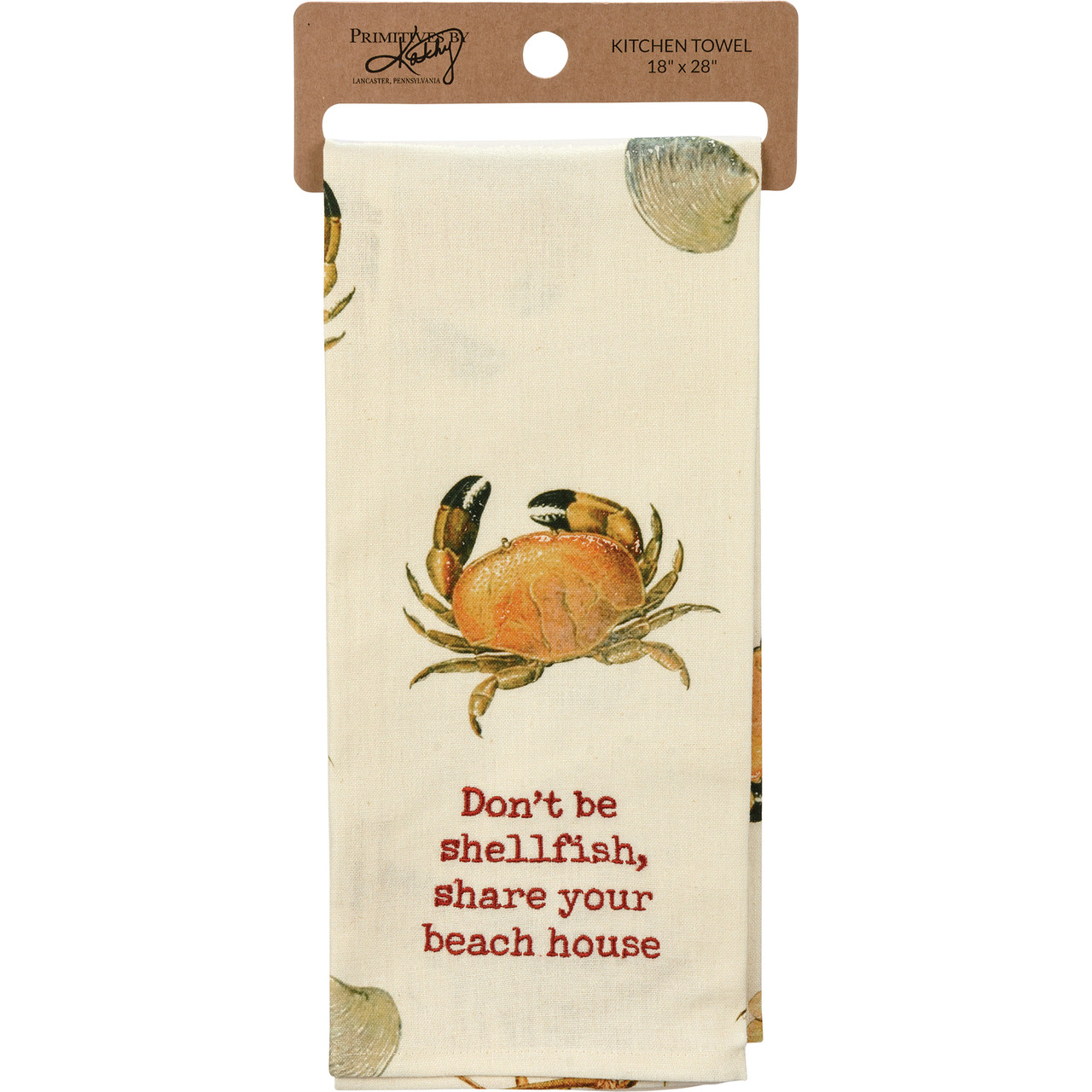 Primitives by Kathy Show Me The Honey Dish Towel