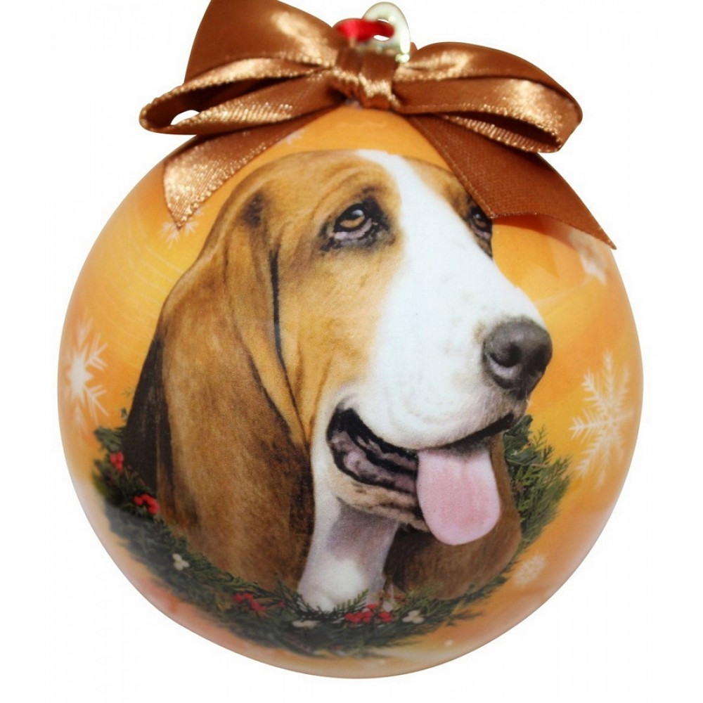 Basset Hound Christmas Ball Ornament Animal Decor