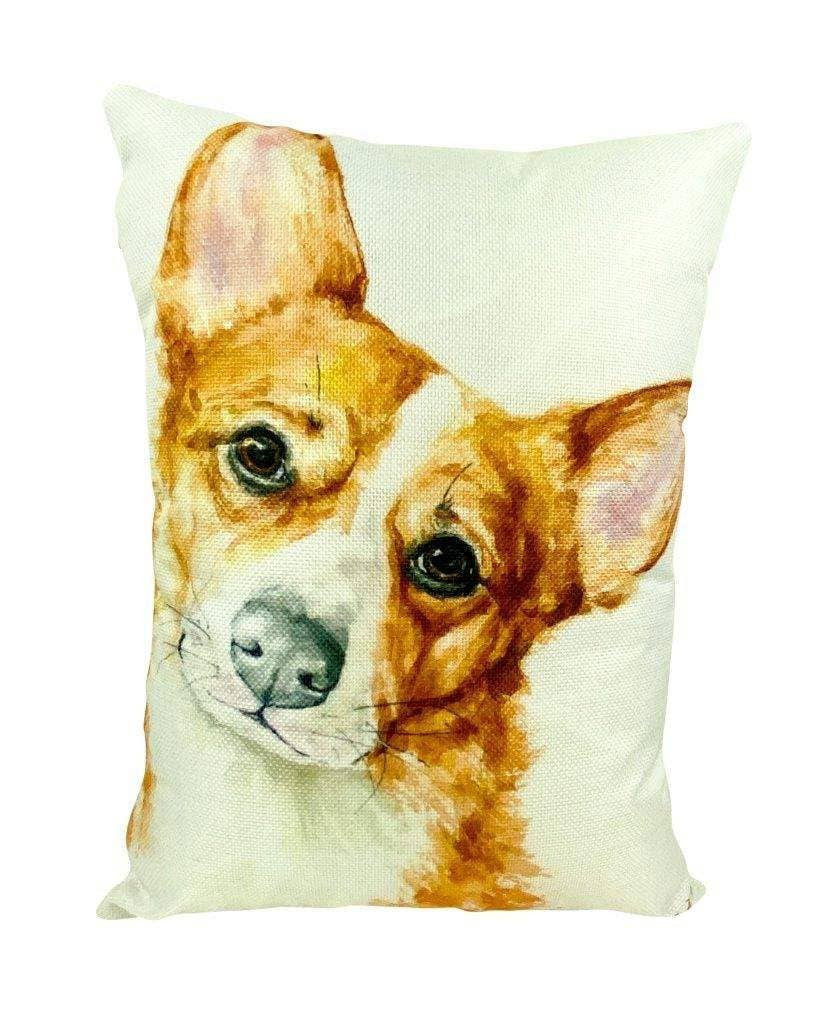 corgi throw pillow