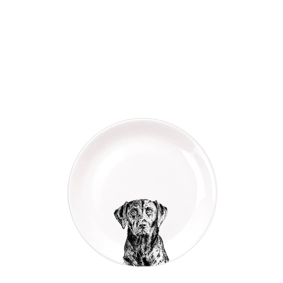 Lab Dinner Plate Animal Decor