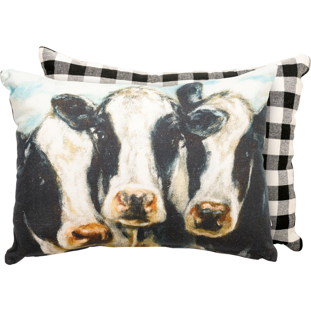 cow throw pillow