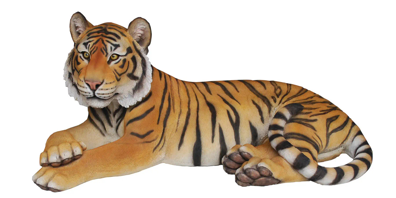 Hi-Line Gift Tiger Cub Sitting Statue