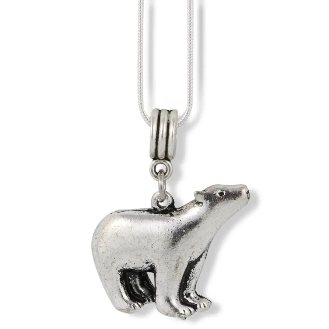 Ahava Bear Necklace - Silver – Ahava J