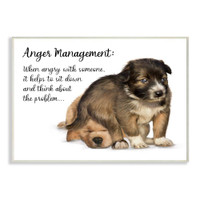 Anger Management - Dog Wall Plaque Anger Management - Dog Wall Plaque
