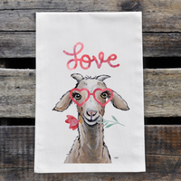 Goat Love - Valentine Kitchen Towel Goat Love - Valentine Kitchen Towel