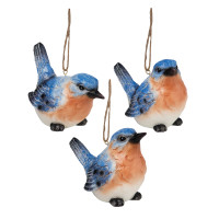 Bluebird Ornaments - Set of 3 Bluebird Ornaments - Set of 3
