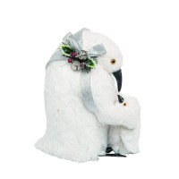 Holiday White Penguin & Baby Figurine Holiday White Penguin & Baby Figurine
