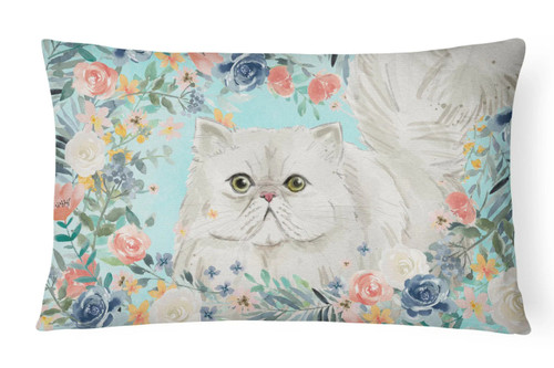 White Persian Cat Pillow