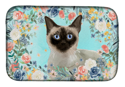 Siamese Cat Dish Drying Mat