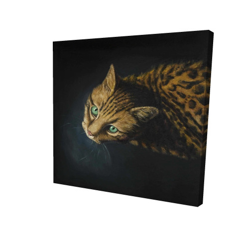Bengal Cat Canvas Art Print