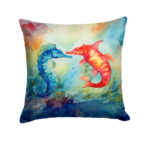 Seahorse Throw Pillow