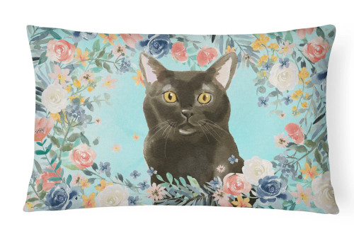 Black Cat Throw Pillow