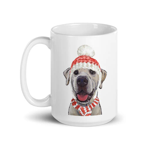 Yellow Lab Christmas Mug