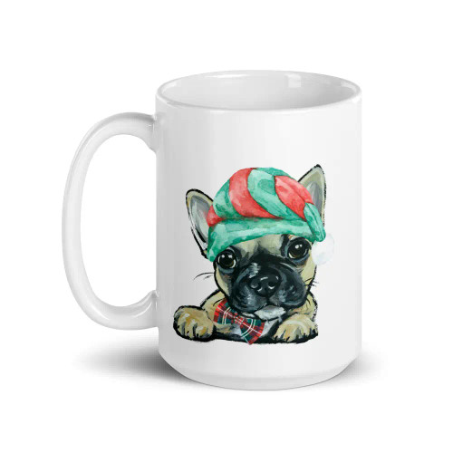 French Bulldog Christmas Mug