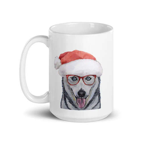 Husky Christmas Mug