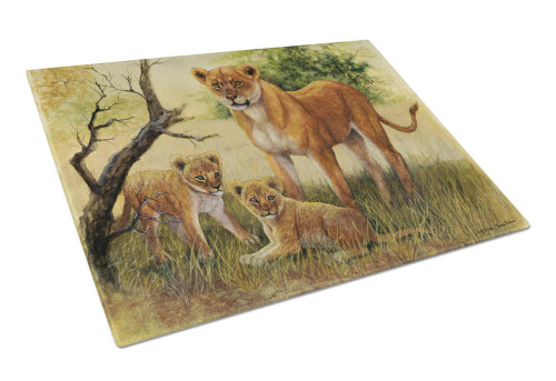 Savannah Lions Glass Cutting Board