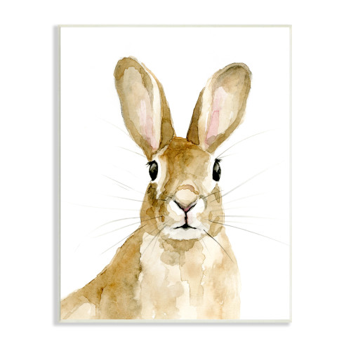 Curious Rabbit Art Print Plaque