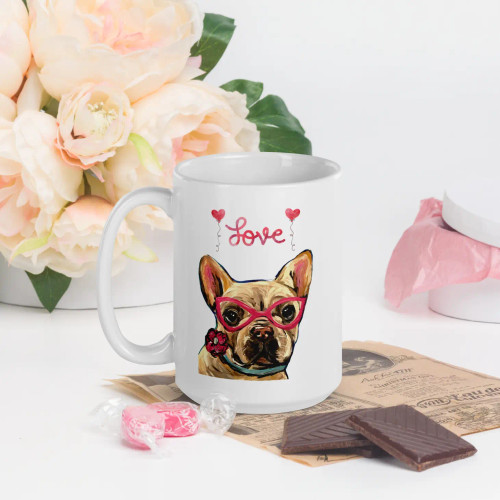 French Bulldog Valentine Mug