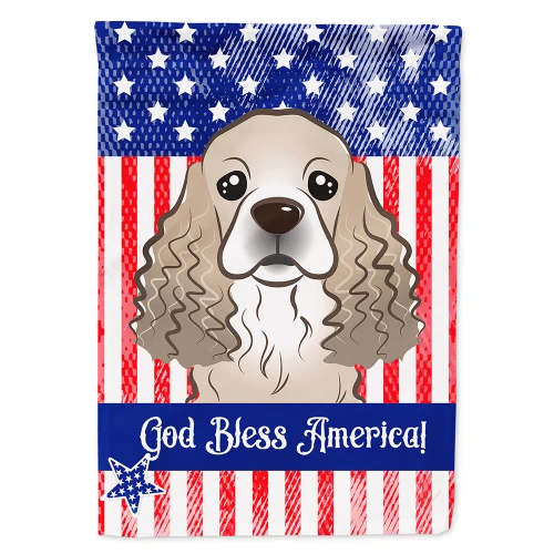 Patriotic Cocker Spaniel Flag