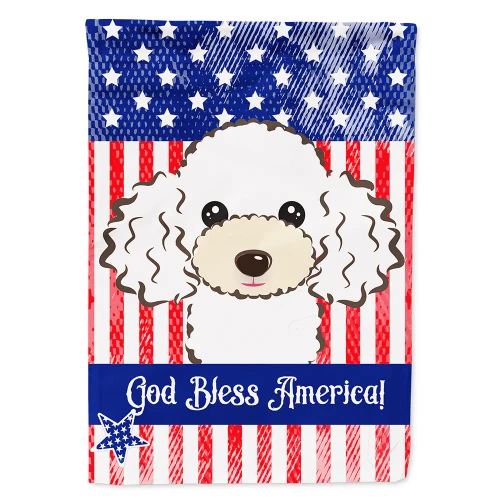 Patriotic Poodle Flag