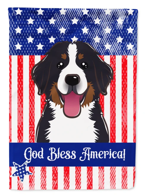 Patriotic Bernese Mountain Dog