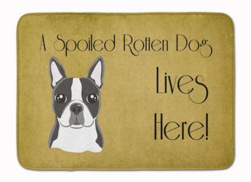 Spoiled Boston Terrier Rug