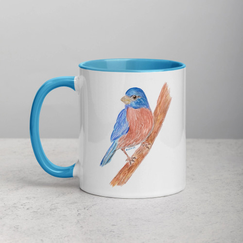 Perched Bluebird Mug