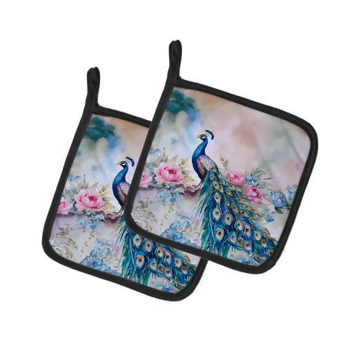 Peacock Potholder