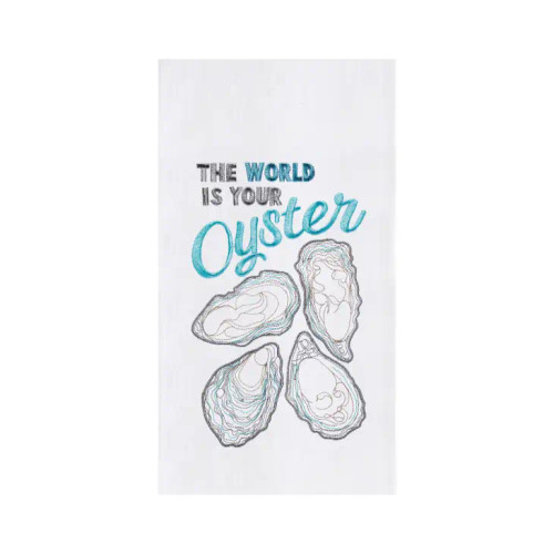 World is Your Oyster Kitchen Towel - Set of 2