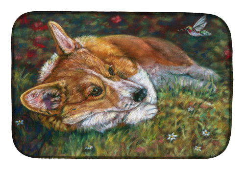 Corgi Dish Drying Mat