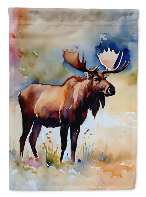 Spring Moose Garden Flag