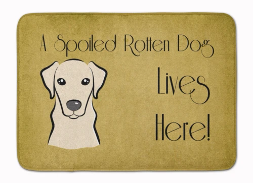 Spoiled Yellow Lab Rug