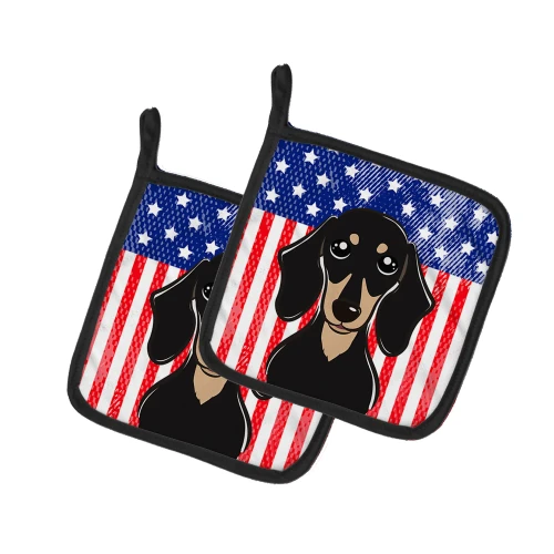 Patriotic Dachshund Potholder