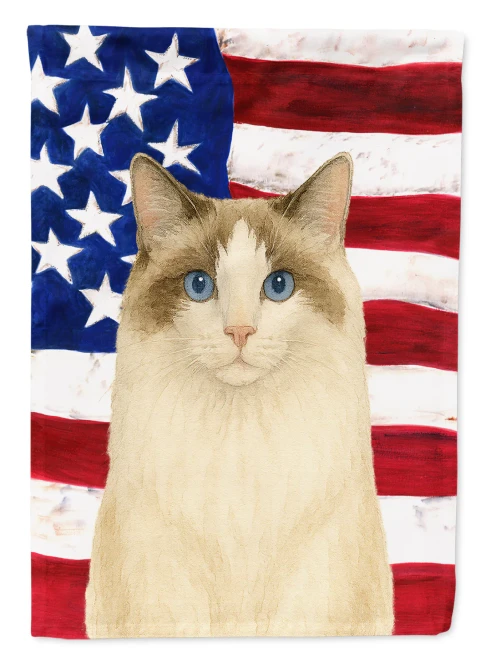 Patriotic Ragdoll Flag