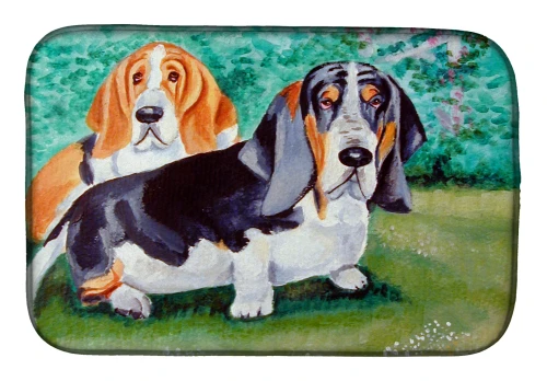 Basset Hound Dish Mat