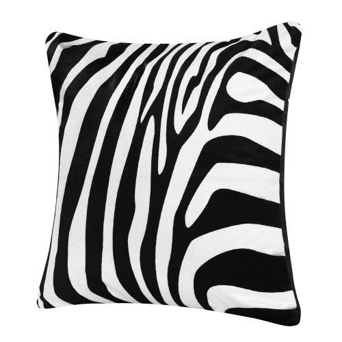 Zebra Striped Throw Pillow