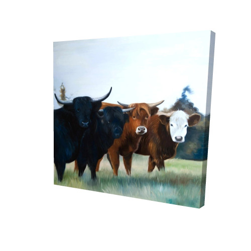 Cow Canvas Wall Art