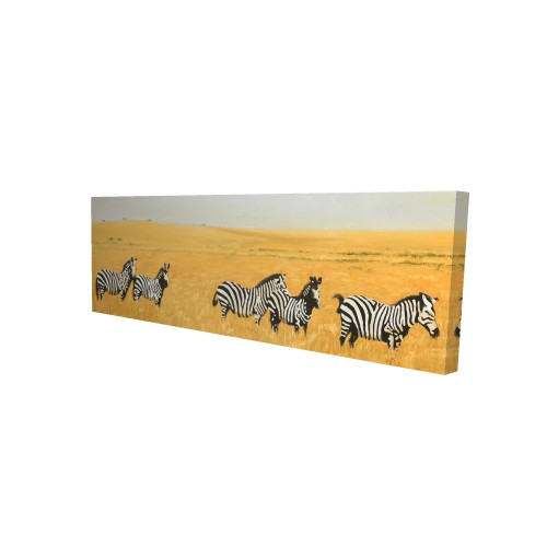 Zebras Canvas Art Print