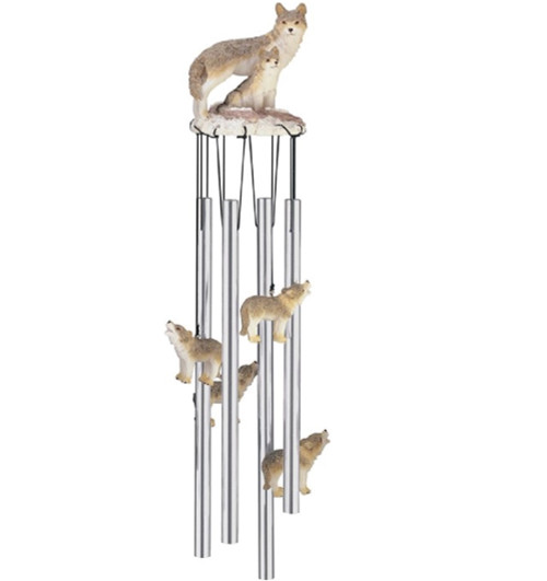 Wolf Family Wind Chime