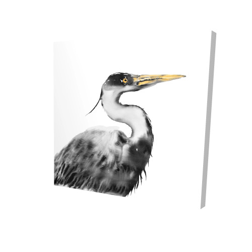 Black & White Heron Fine Art Print