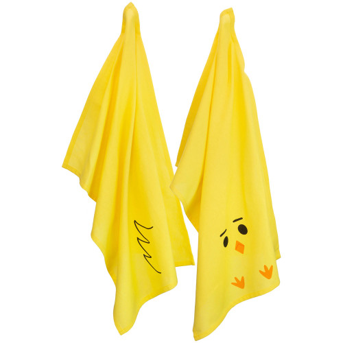 Yellow Chick Kitchen Towel - Set of 2